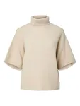 Emilia 2/4 Wool Knit Pullover  - Sandshell