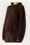 Argy Mohair Blend Pullover - Coffee Bean Incence