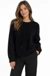 Fluffy Sweater - Black