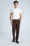 Superflex Brushed Pants - Brown Mel