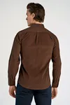 Fine Corduroy Shirt - Dk Brown