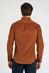 Fine Corduroy Shirt - Dk Copper