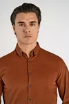 Fine Corduroy Shirt - Dk Copper