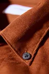 Fine Corduroy Shirt - Dk Copper