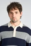 Rugby Polo Jumper - Dk Navy
