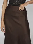 Pella Midi Skirt - Chocolate Brown