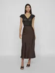 Pella Midi Skirt - Chocolate Brown