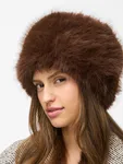 Molly Pillbox Hat - Coffee Bean