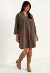 Camilla Cord Dress - Nougat