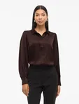 Vienna Ravenna Ballon shirt - Coffee Bean