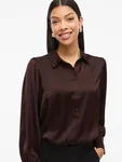 Vienna Ravenna Ballon shirt - Coffee Bean