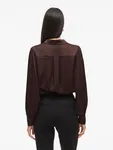 Vienna Ravenna Ballon shirt - Coffee Bean