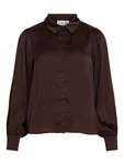 Vienna Ravenna Ballon shirt - Coffee Bean