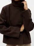 Riki Short Jacket - Seal Brown