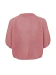 Bjoerk Patent Knit Cardigan - Warm Rose