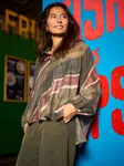 Charlotte Shirt - Army Stripe