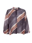 Charlotte Shirt - Dk. Grey Stripe