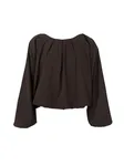 Davina Balloon Blouse - Coffee