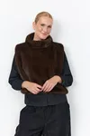Jovina Poncho - Chocolate Plum