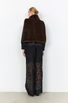 Jovina Poncho - Chocolate Plum