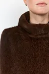 Jovina Poncho - Chocolate Plum