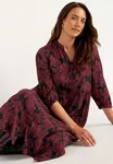 Lucy Dress - Black/Red/Patterned