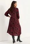 Lucy Dress - Black/Red/Patterned