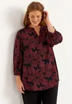 Lucy Tunic - Black/Red/Patterned