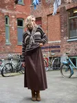 Augustina Skirt - Coffee