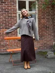 Augustina Skirt - Coffee