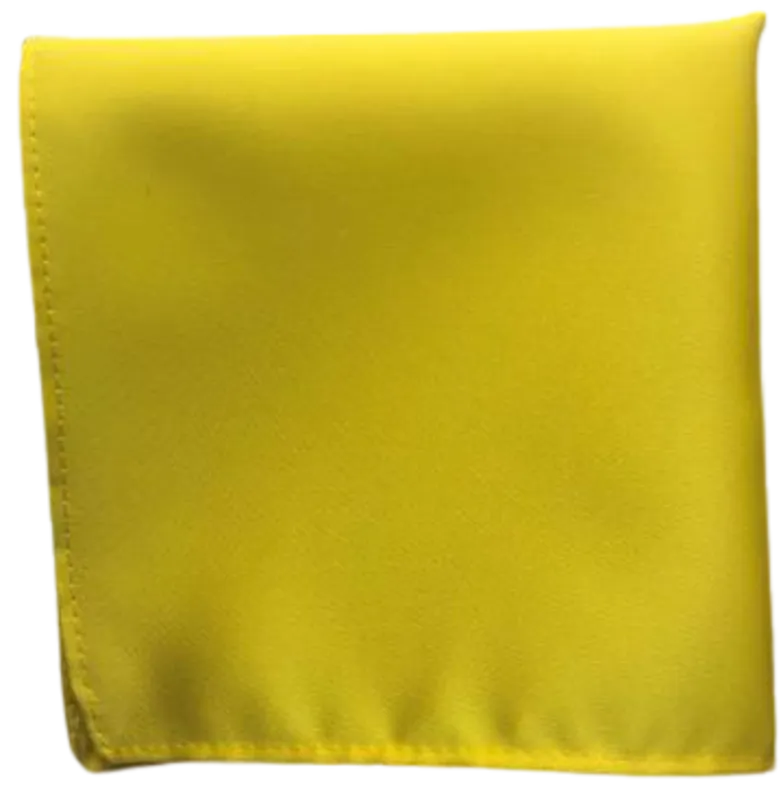 Enfärgad Ficknäsduk - 113 Gul