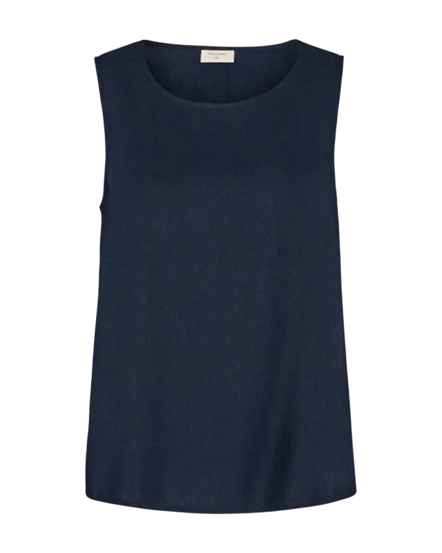 Linne med knappar - Navy Blazer