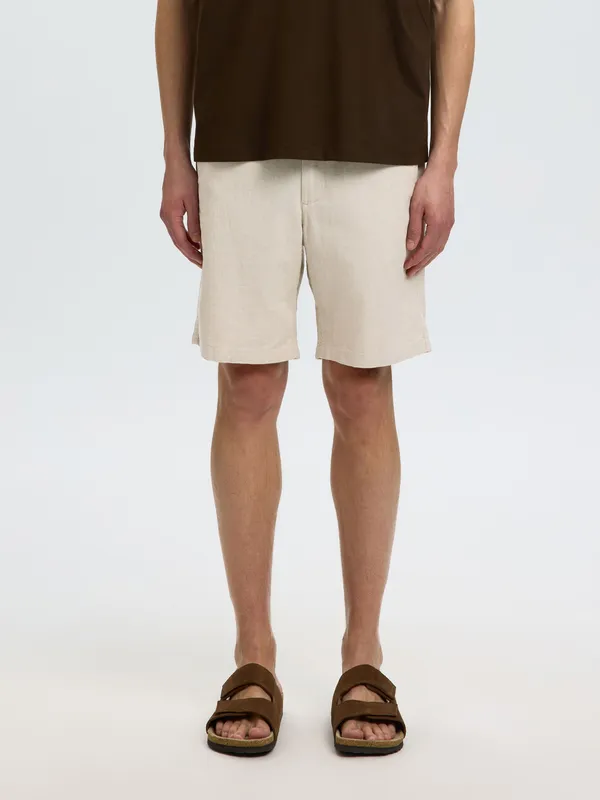 Shorts I Linneblandning - Pure Cashmere