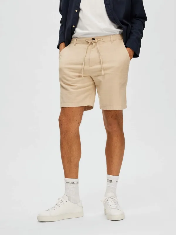 Shorts I Linneblandning - Incense