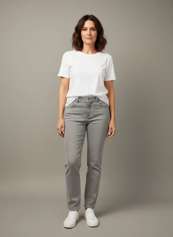 Jeans Dora Comfort Flexi Regular - Silver