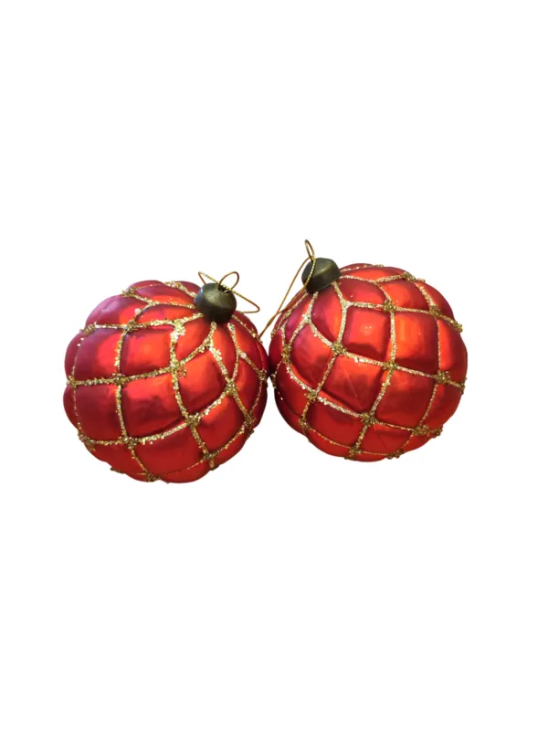 Julgranskula 2-pack - Röd