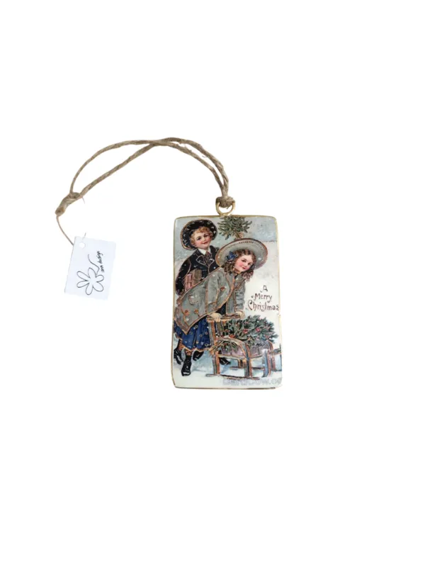 Emaljhänge Nostalgi Barn - 0