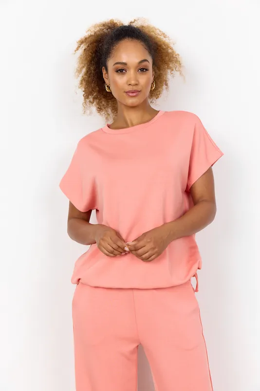 Sc-banu T-shirt - Peach Pink