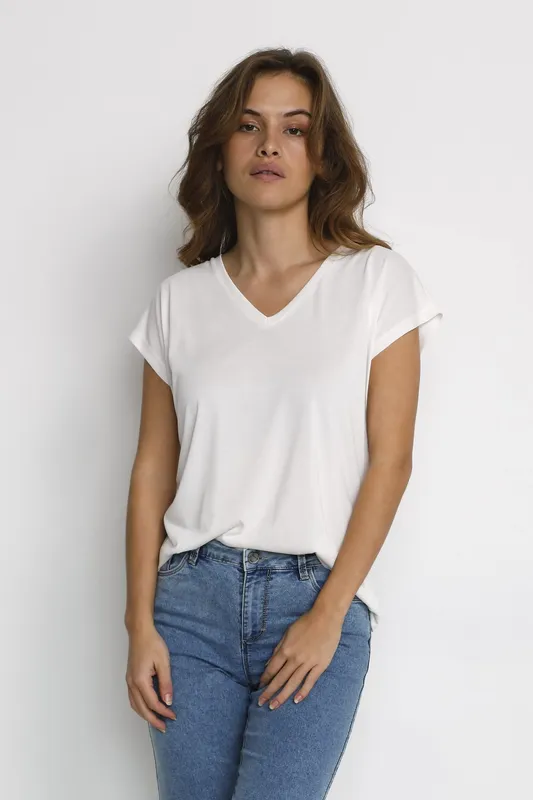 Kalise T-shirt - Chalk