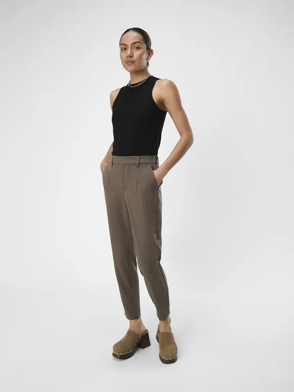 Lisa Slim Pants  - Morel