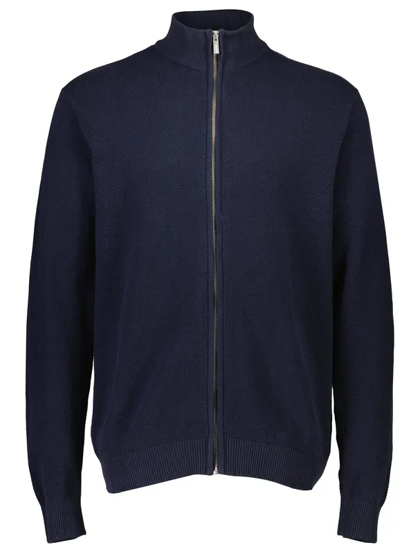 Stickad Cardigan - Navy