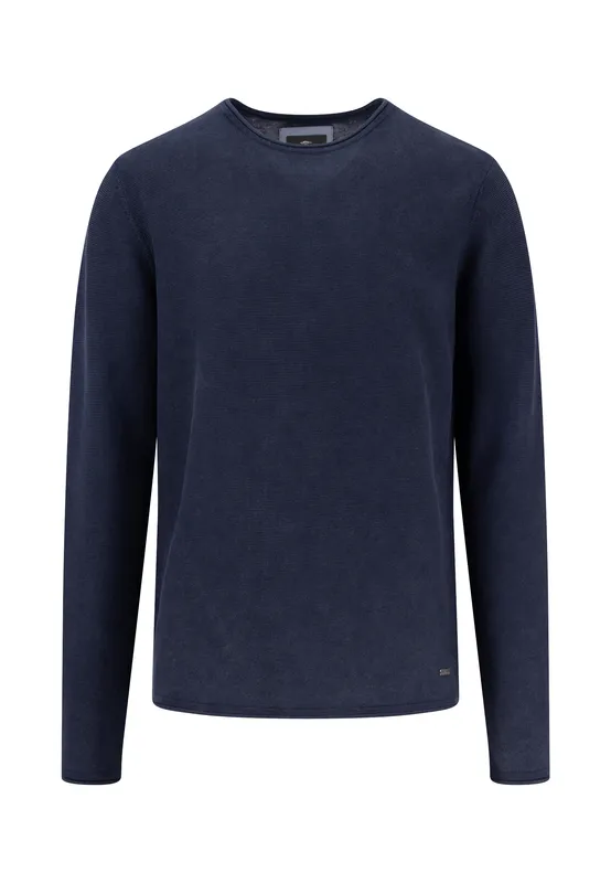 Stickad Tröja - Navy