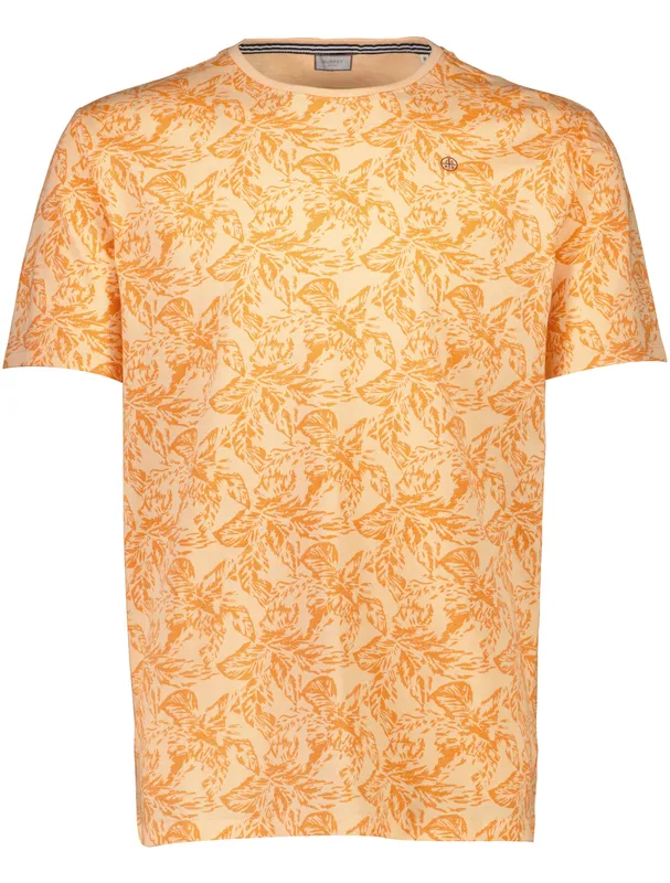 Mönstrad T-shirt - Lt Peach