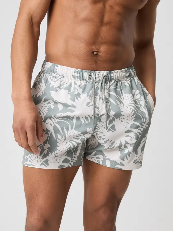 Mönstrade Badshorts - Bb Dark Jungle 5