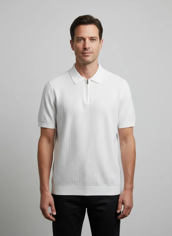 Pikétröja Herr - Egret