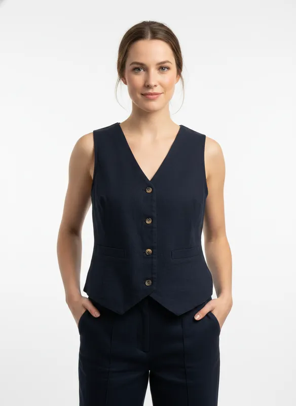 Lava waistcoat - Navy Blazer