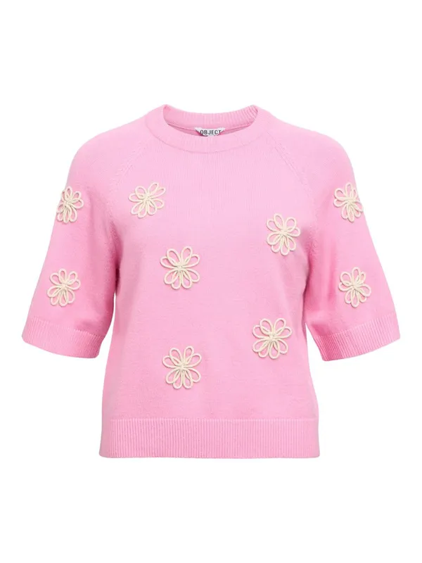 Kortärmad Tröja - Pink Frosting