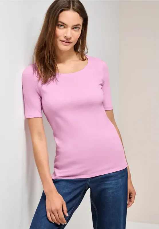 Lena T-shirt - Cherry Blossom Pink           