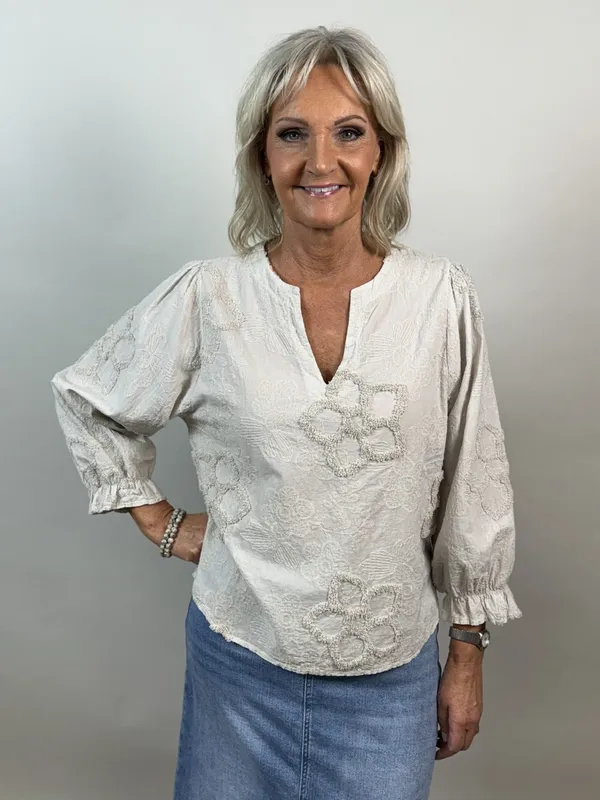 Melanie Blus - Beige 