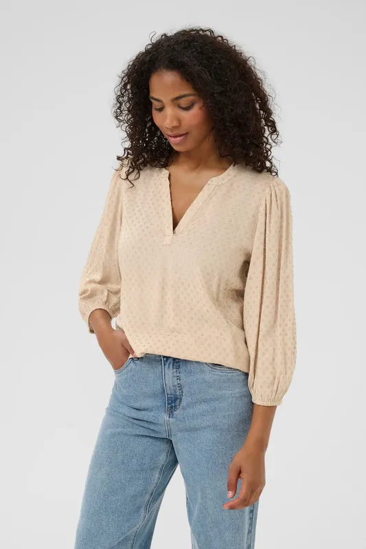 Kaannika Blus - Feather Gray